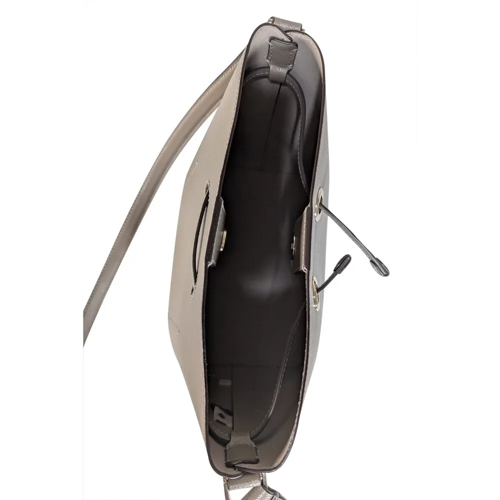 Kate Spade - Grey Leather Bucket Bag